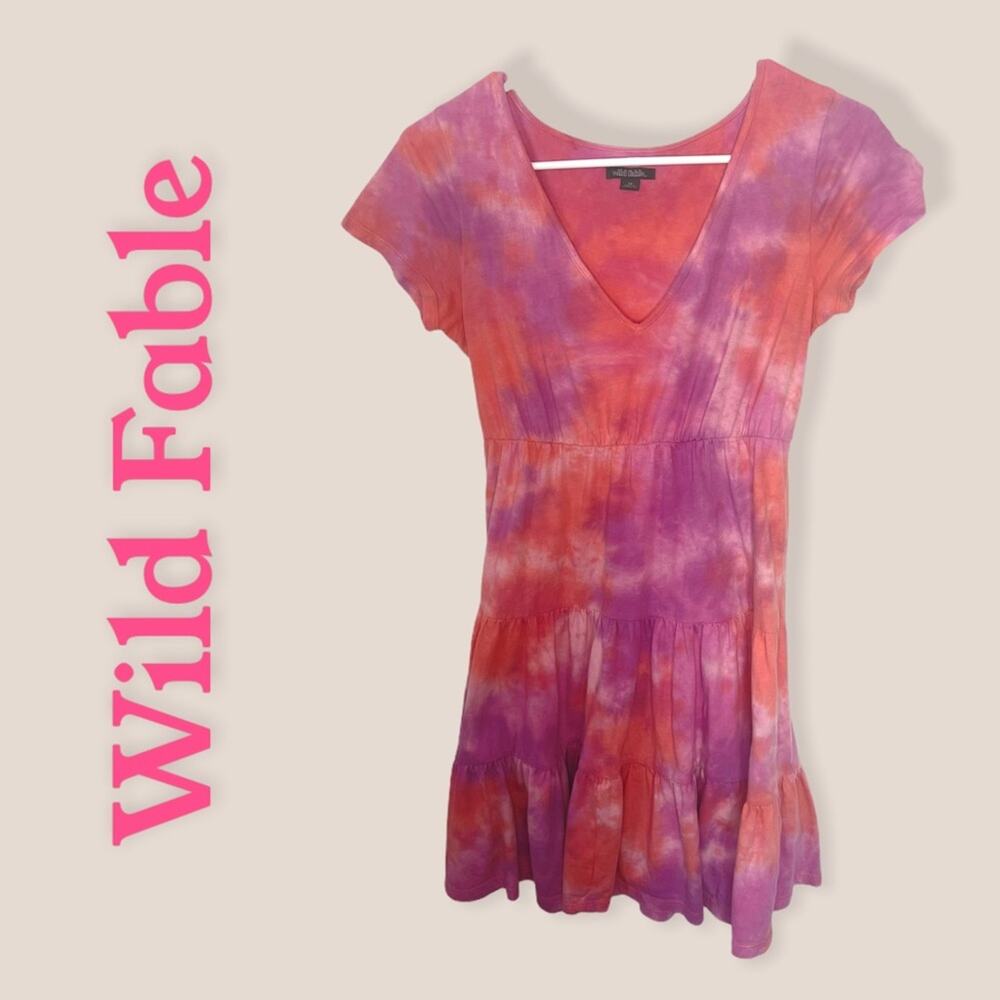 🔥 HOT BUY $12 - WILD FABLE TIE DYE DRESS, Size XS!! - Picture 4 of 10